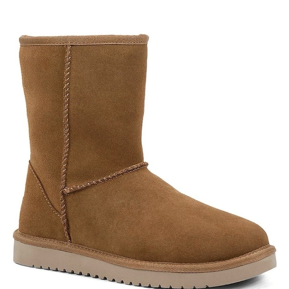 Koolaburra By UGG Boot Chestnut Brown Pull On Suede Womens 5 New